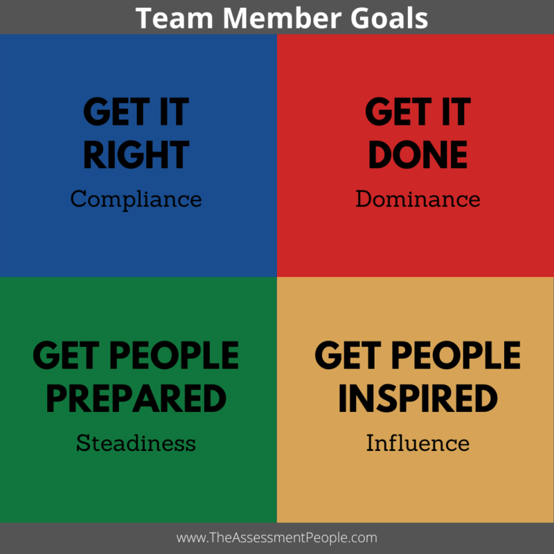 DISC Team Member Goals