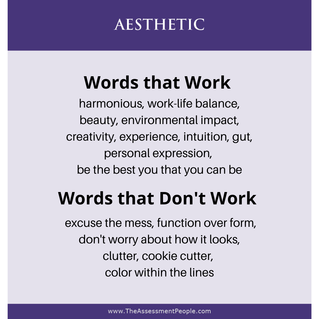 Motivators Aesthetic Words