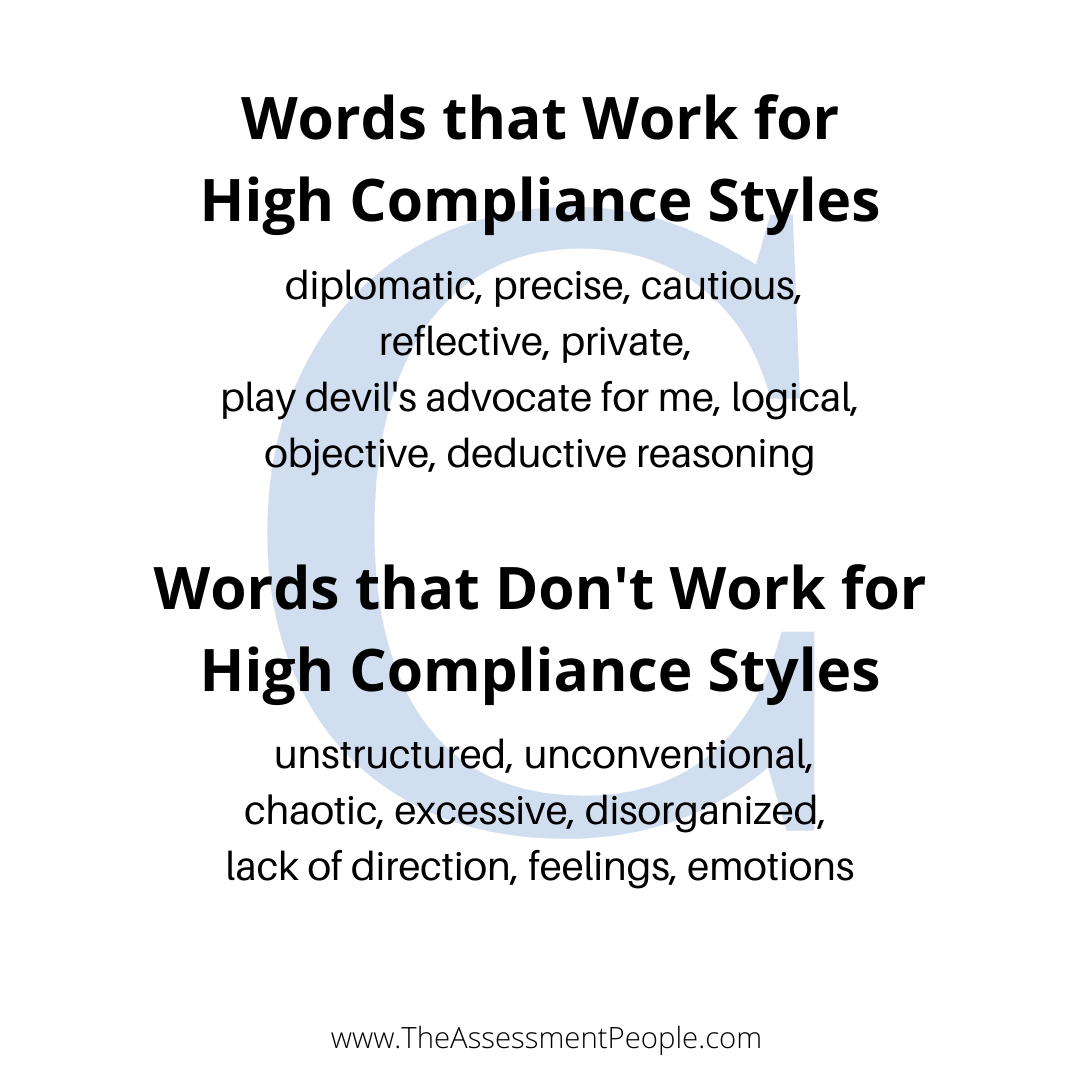 018ComplianceWords DISC Compliance Words