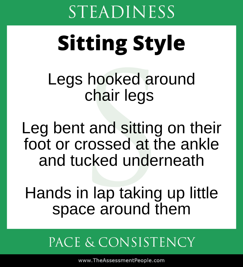 DISC Steadiness Sitting Style