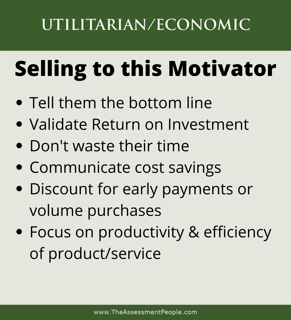 Selling Motivators Style