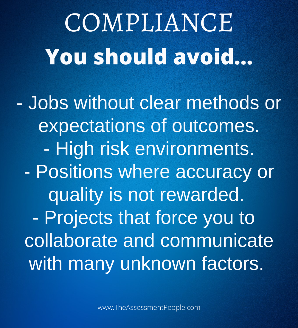DISC Compliance Avoid Jobs