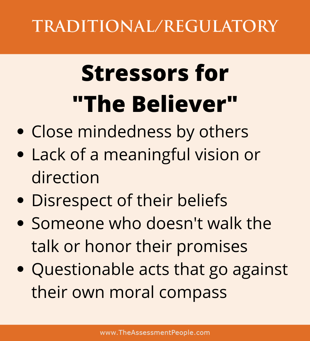 Traditional/Regulatory Motivator Stressors