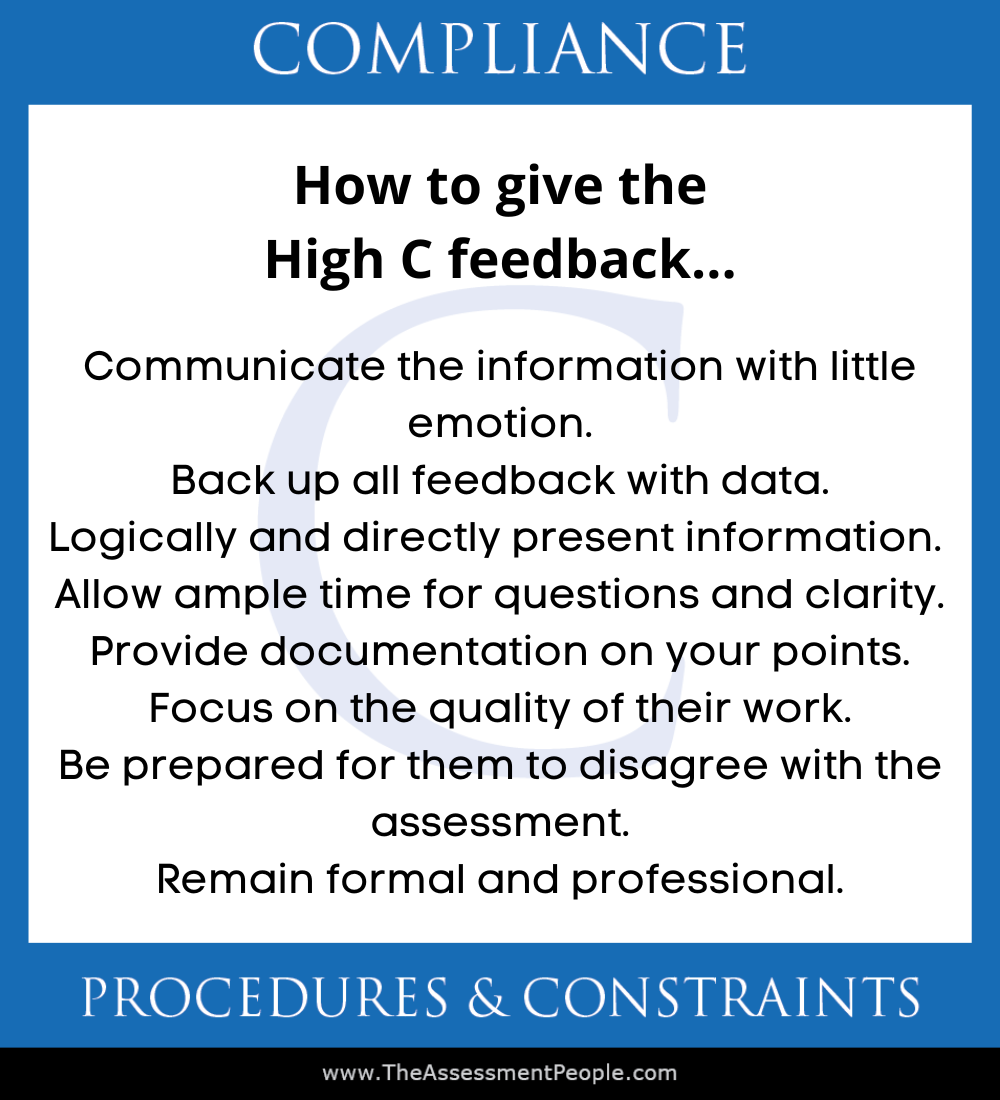 Compliance Behavior Feedback
